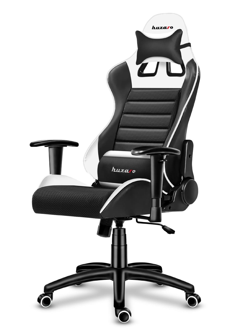 Huzaro Force 6.0 Universal gaming chair Mesh seat Black, White_5