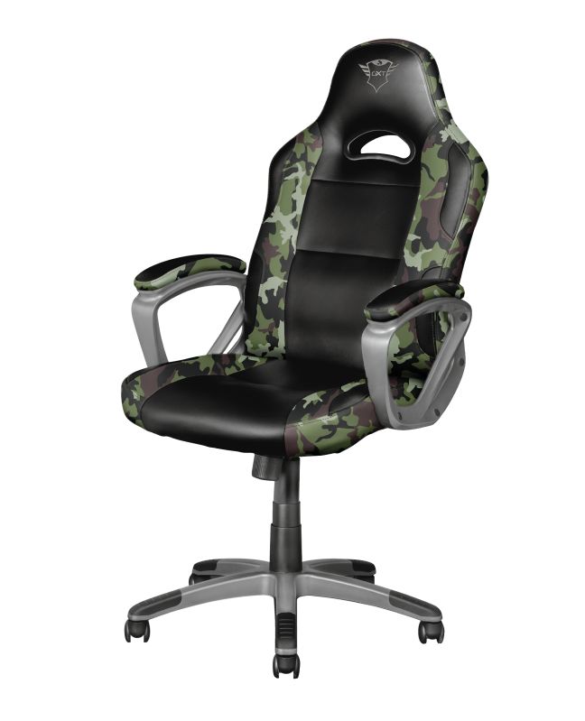 Trust GXT 705C Ryon Universal gaming chair Padded seat Black, Camouflage_3