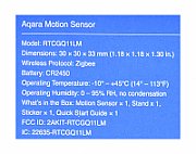 Aqara RTCGQ11LM motion detector Infrared sensor Wireless Ceiling/wall White