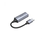 UNITEK U1309A cable gender changer USB A RJ45 Grey
