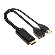 CLUB3D HDMI 2.0 TO DISPLAYPORT 1.2 4K60HZ HDR M/F ACTIVE ADAPTER Black