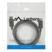 Lanberg CA-DPDP-10CC-0005-BK DisplayPort cable 19 PIN V1.2 0.5M 4K Black
