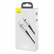 Audio Cable Mini Jack 3,5mm AUX Baseus Yiven 1m (black & silver)