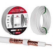 Cable coaxial Maclean MCTV-471 (50m  white color)
