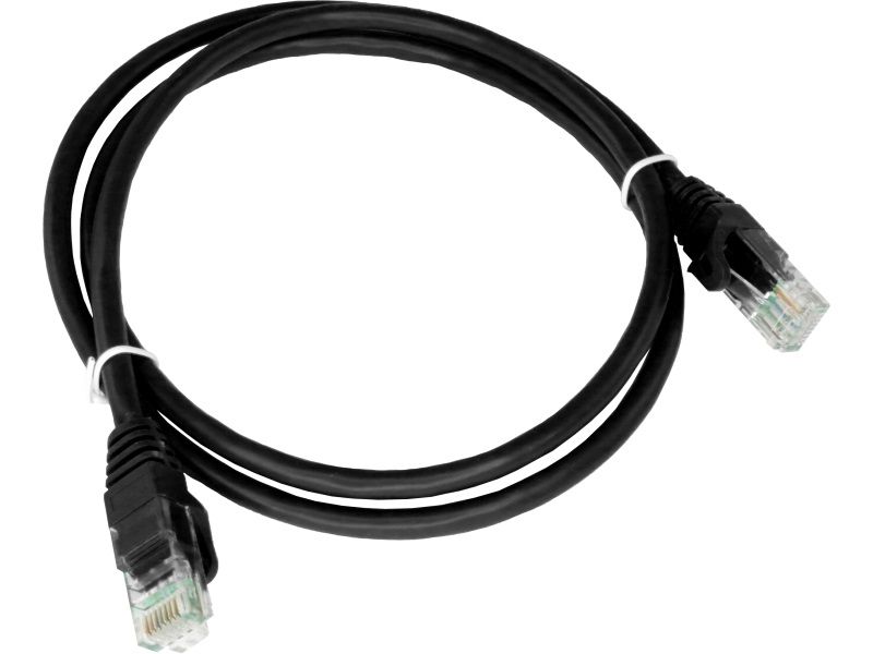 Alantec KKU5CZA1 networking cable Black 0.25 m Cat5e U/UTP (UTP)_1