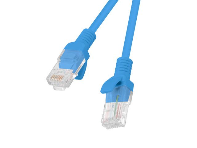 Lanberg PCU5-10CC-0050-B networking cable 0.5 m Cat5e U/UTP (UTP) Blue