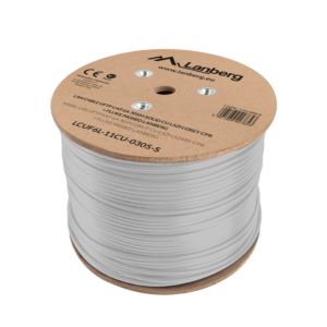 LANBERG CABLE UFTP CAT. 6A 305M WIRE CU LSZH GRAY
