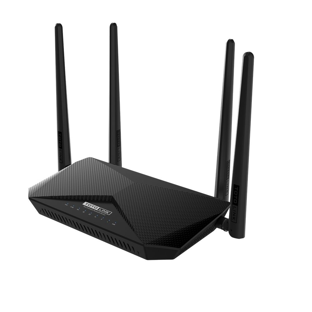 TOTOLINK TOTOLINK A3002RU-V2 wireless router Gigabit Ethernet Dual-band (2.4 GHz / 5 GHz) 4G Black