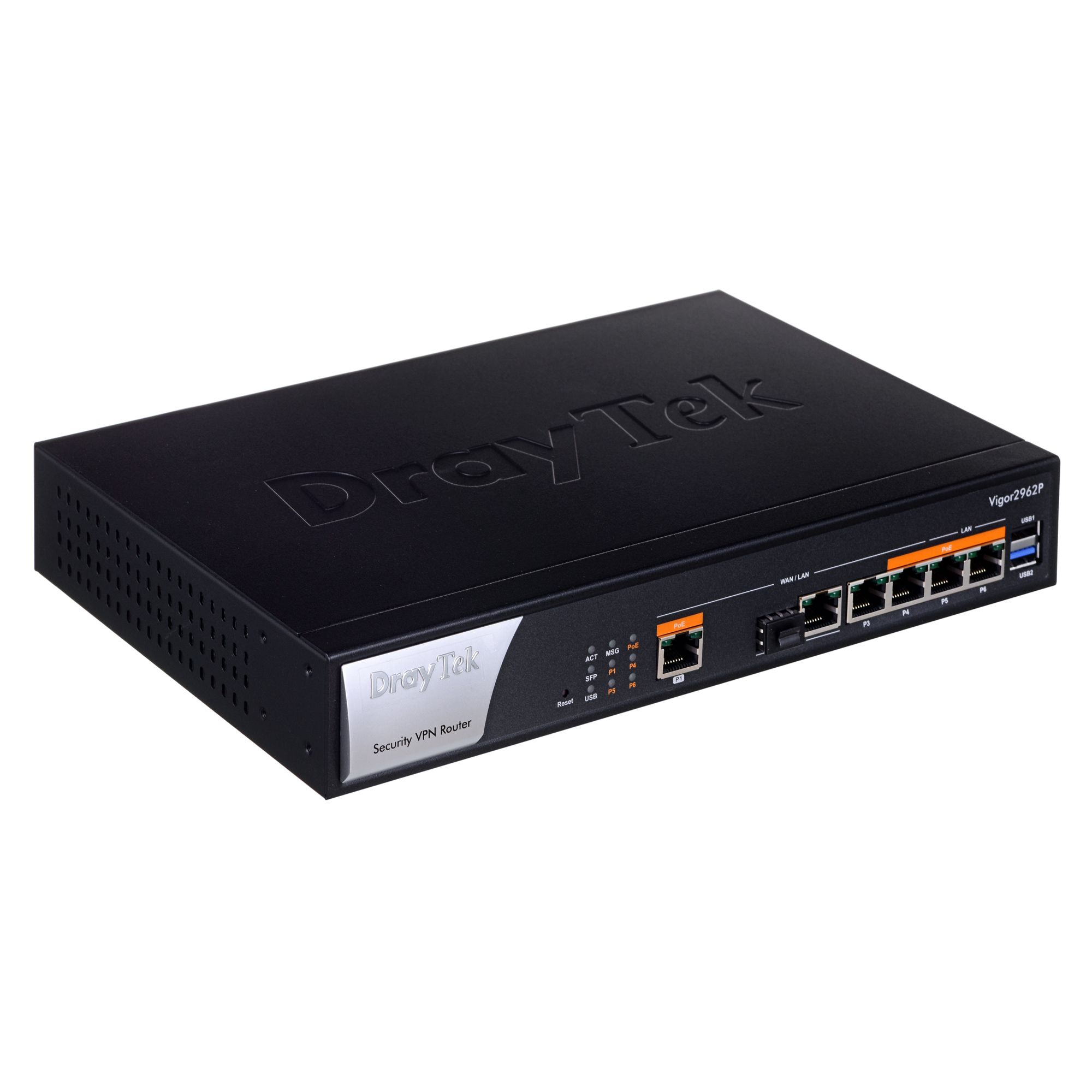 Router DrayTek Vigor 2962P, 4 WAN/LAN, SFP/GbE combo, balancing/failover_1