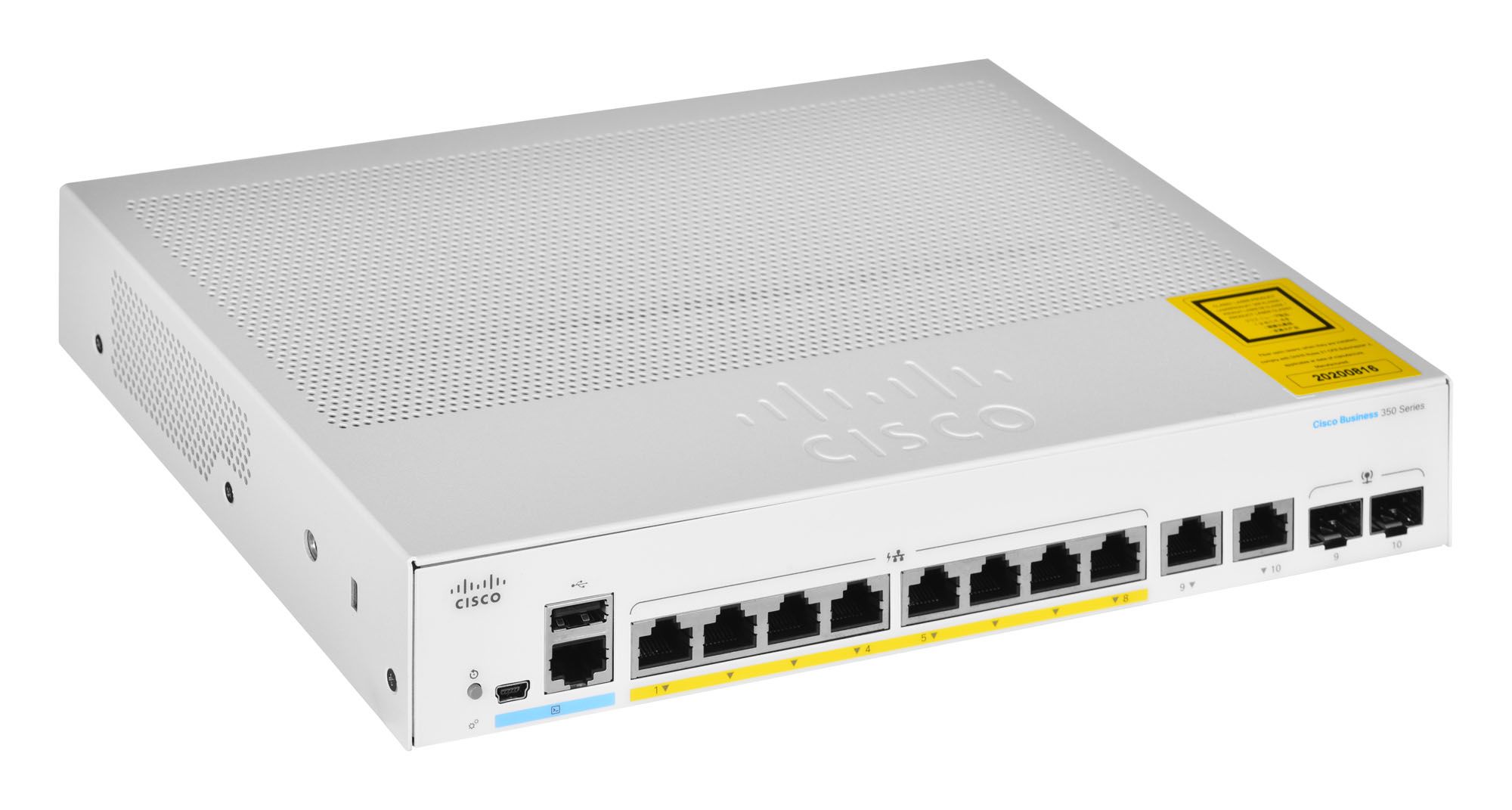 Cisco CBS350-8P-E-2G-EU network switch Managed L2/L3 Gigabit Ethernet (10/100/1000) Silver_4