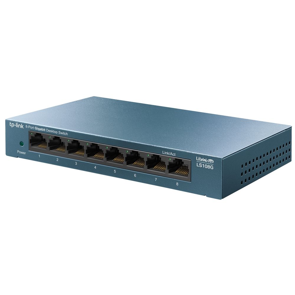 TP-LINK LS108G Unmanaged Gigabit Ethernet (10/100/1000) Blue_2
