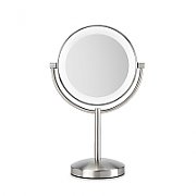 BaByliss 9437E makeup mirror Freestanding Round Stainless steel