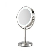 BaByliss 9437E makeup mirror Freestanding Round Stainless steel