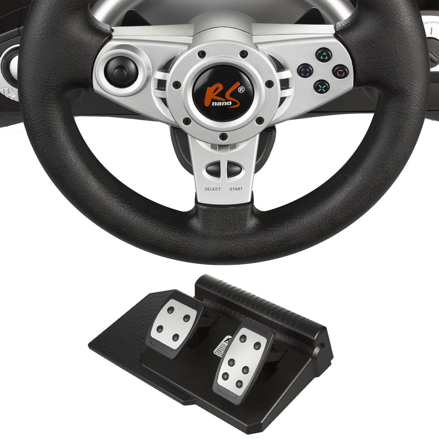 NanoRS RS700 Steering wheel NanoRS, PS4 / PS3 / XBOX ONE / XBOX360 / PC (X-INPUT / D-INPUT) / SWTICH / ANDROID 8IN, RS700_7
