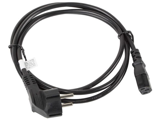 Lanberg CA-C13C-11CC-0018-BK power cable Black 1.8 m C13 coupler CEE7/7_3
