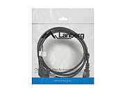 Lanberg CA-C13C-11CC-0018-BK power cable Black 1.8 m C13 coupler CEE7/7