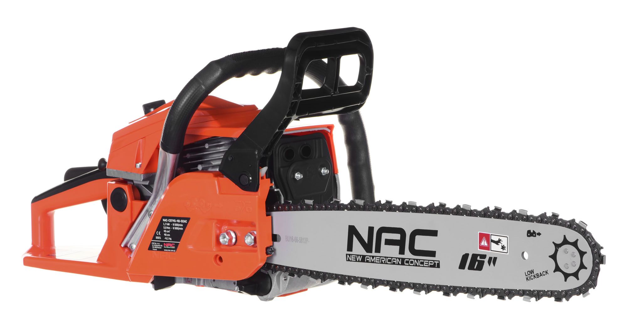 NAC CST52-45-01AC Petrol-driven chainsaw 3 KM 45 cm Orange_11