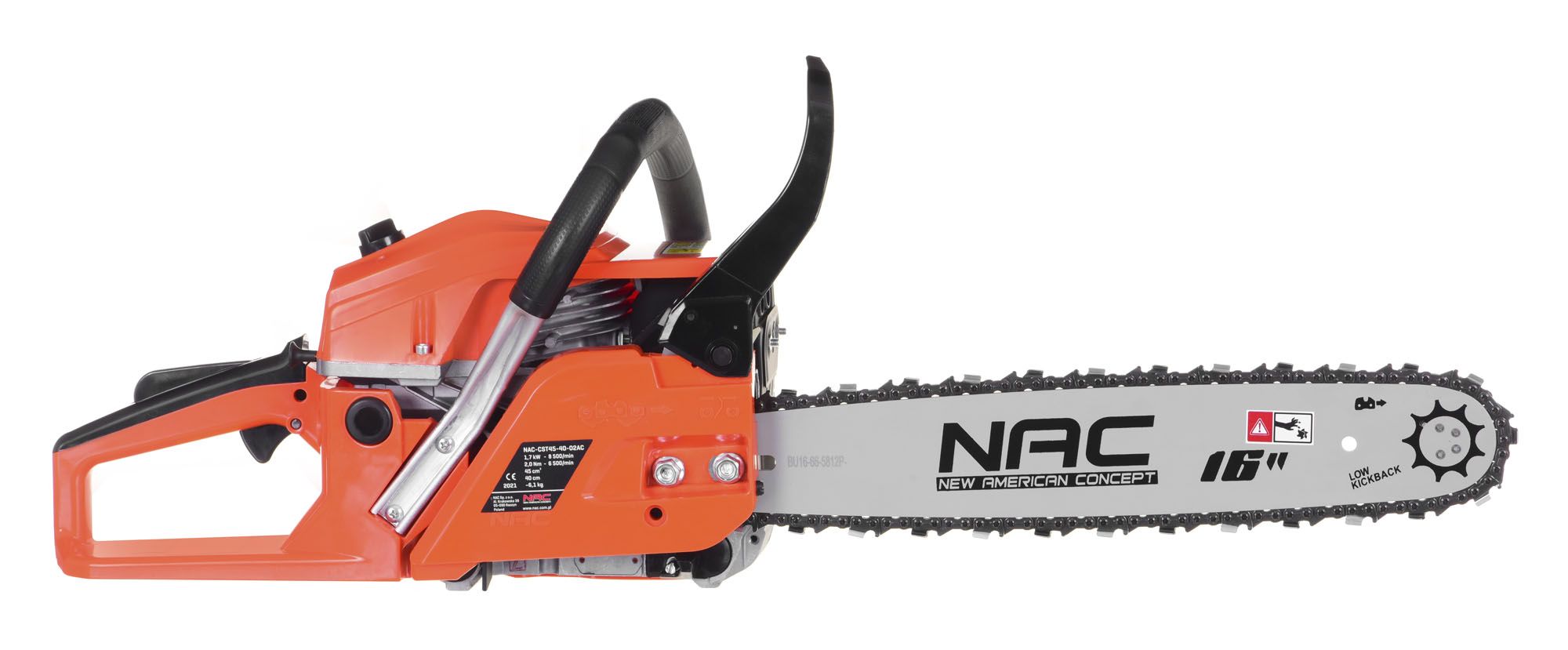 NAC CST52-45-01AC Petrol-driven chainsaw 3 KM 45 cm Orange_3