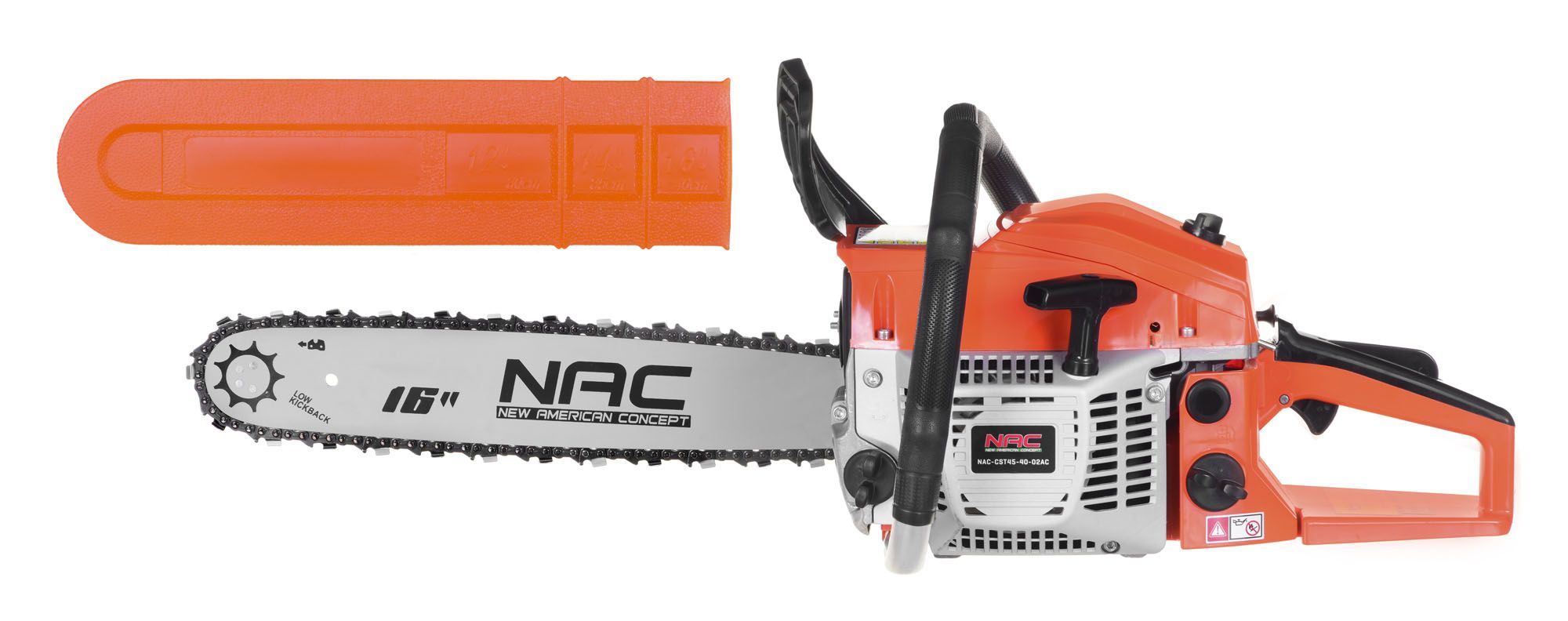 NAC CST52-45-01AC Petrol-driven chainsaw 3 KM 45 cm Orange_7