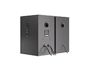 GENESIS Helium 200 Black, Red Wired 10 W