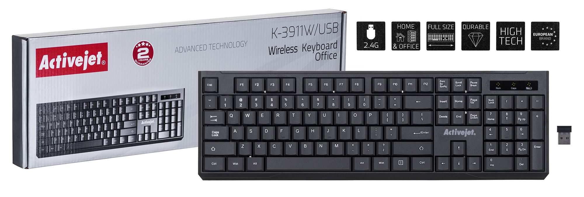 Activejet USB keyboard K-3911W