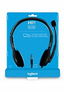 Logitech H111 Stereo Headset Wired Head-band Office/Call center Grey