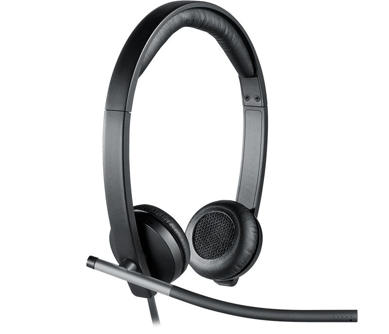 Logitech H650e Headset Head-band Black, Silver_3