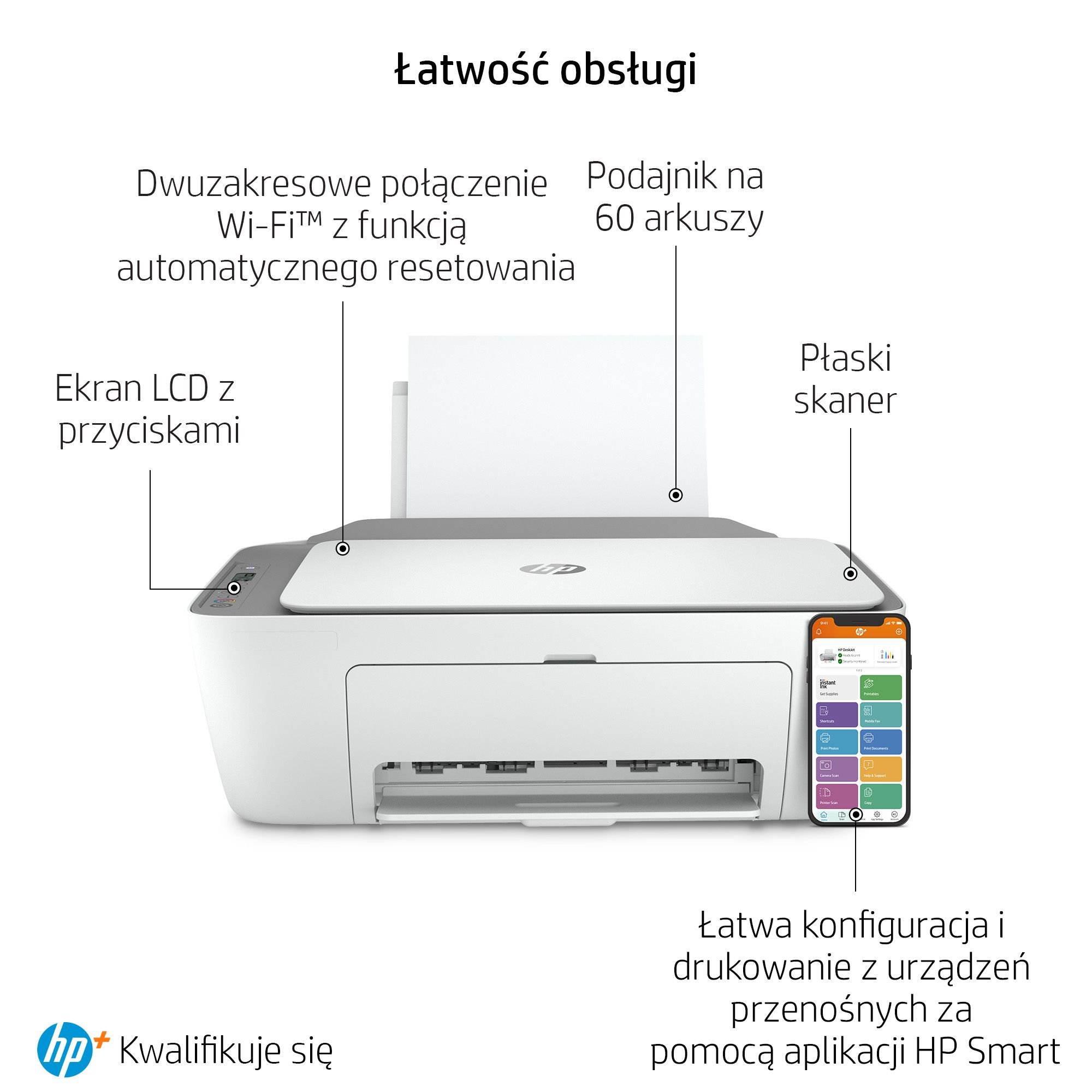 Imprimanta inkjet color HP DeskJet 2720e, A4, USB 2.0, Wi-Fi, Bluetooth