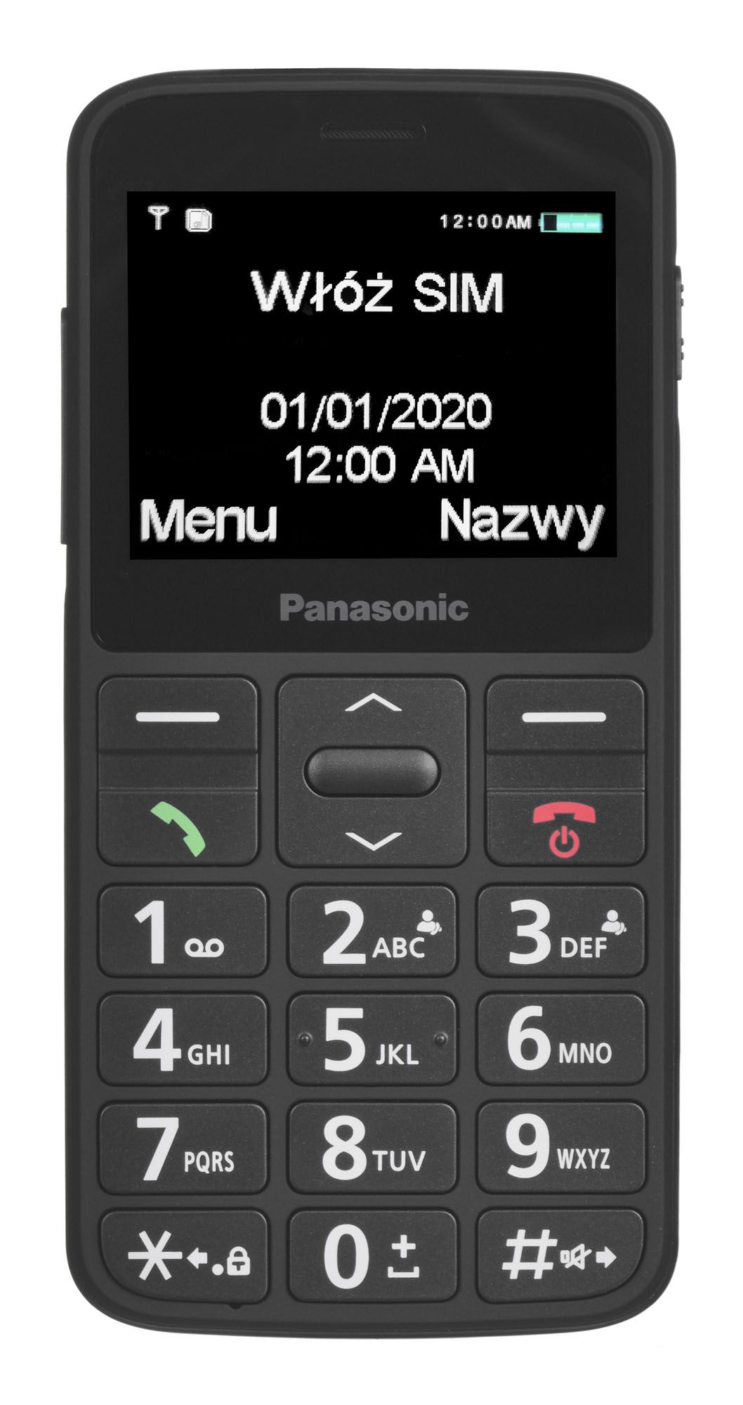 MOBILE PHONE PANASONIC KX-TU160EXB BLACK_2