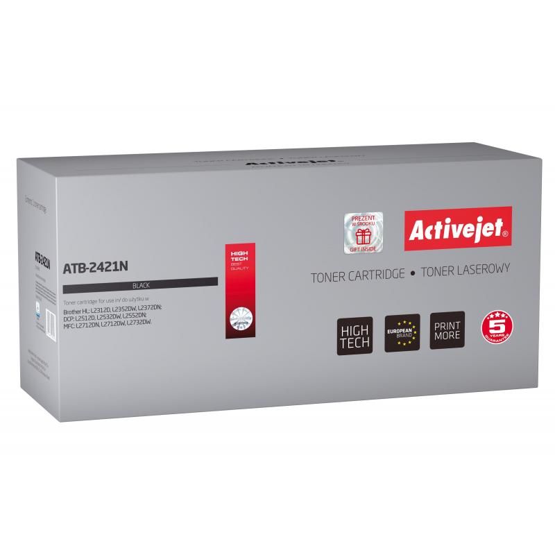 Activejet ATB-2421N toner for Brother printer Brother TN-2421 replacement Supreme 3000 pages black