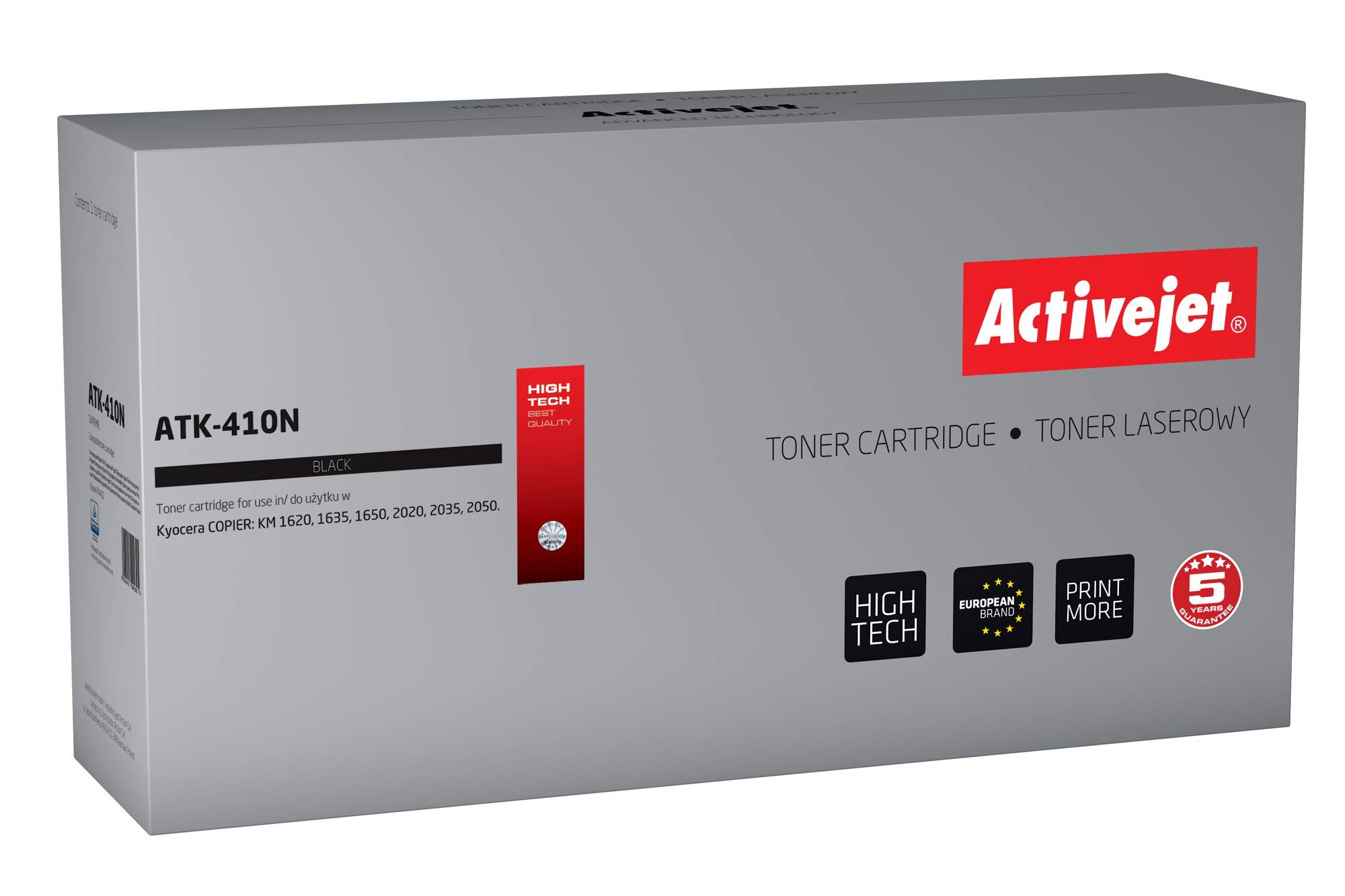 Activejet ATK-410N toner for Kyocera printer Kyocera TK-410 replacement Supreme 15000 pages black