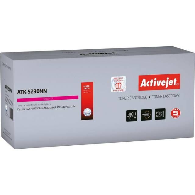 Activejet ATK-5230MN toner for Kyocera printer Kyocera TK-5230M replacement Supreme 2200 pages magenta