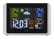 Technoline WS 6442 digital weather station Black, Silver LCD Battery