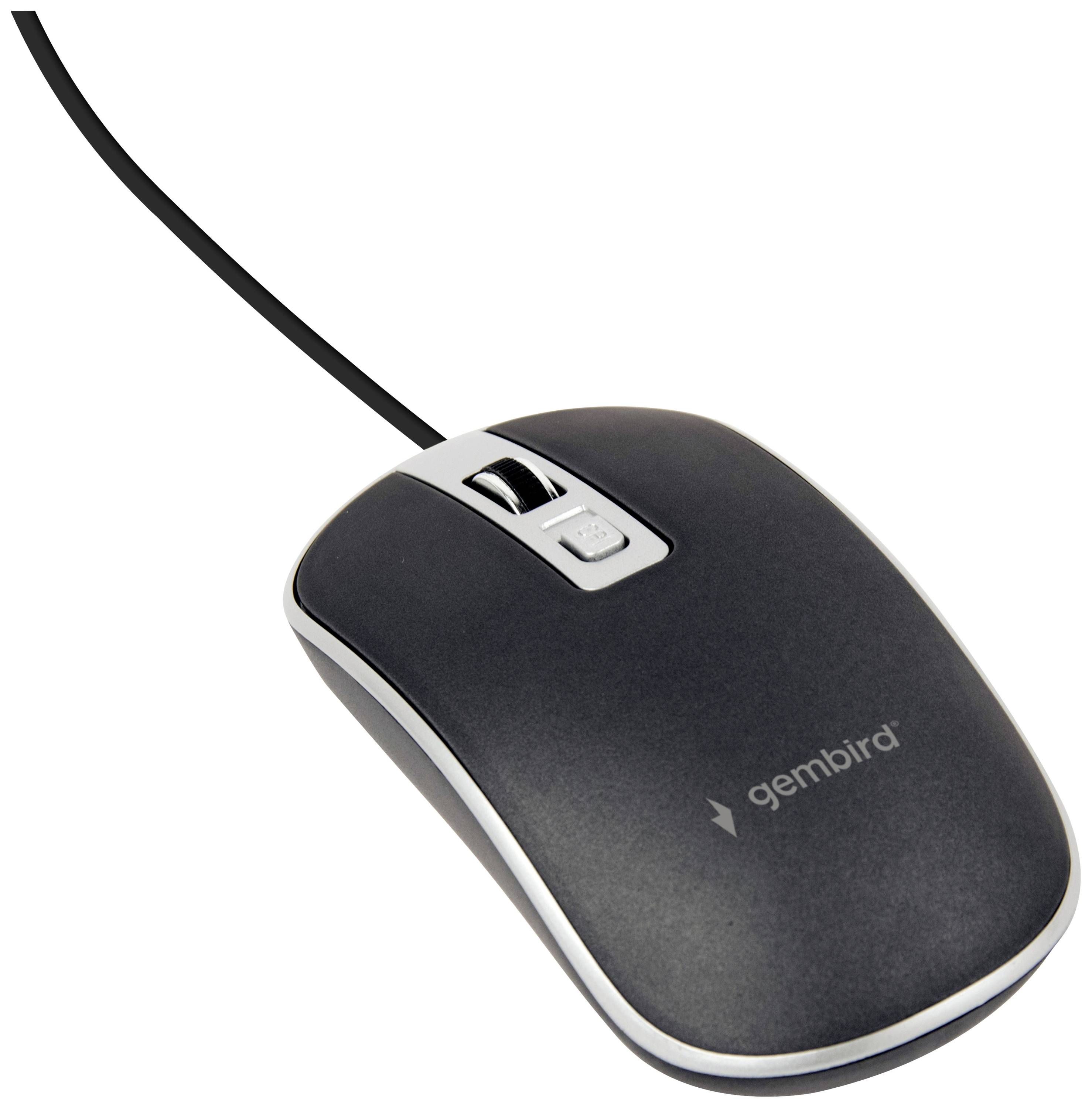 GEMBIRD MUS-4B-06-BS Optical mouse USB black/silver_2