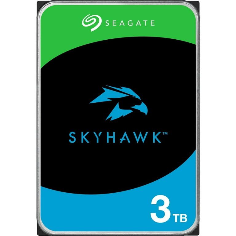 HDD Video Surveillance SEAGATE SkyHawk 3TB CMR (3.5 , 256MB, SATA 6Gbps, RV Sensors, Rescue Data Recovery Services 3 ani, 180TB/year)