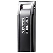 USB Flash Drive ADATA UR340 64GB, BLACK metalic, USB 3.2