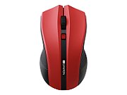 CANYON MW-5 2.4GHz wireless Optical Mouse with 4 buttons, DPI 800/1200/1600, Red, 122*69*40mm, 0.067kg