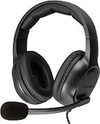 HX330 3H250P50B.0001 HX330 Headset/Stereo 3.5mm 4-pole and 3-pole PC adapter/ Driver 50mm / 9.7mm noise cancelling Mic./Black