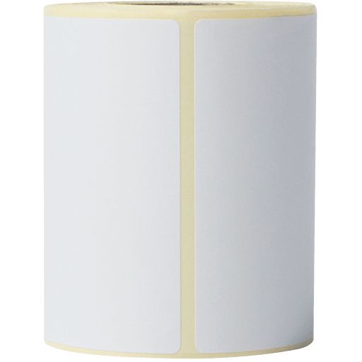 BROTHER Direct thermal label roll 76X44mm 400 labels/roll 8 rolls/carton