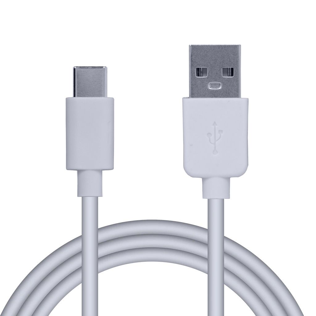 CABLU alimentare si date SPACER, pt. smartphone, USB Type-C (T) la USB Type-C(T), braided, retail pack, 1.8m, silver  SPDC-TYPEC-TYPEC-PVC-SL-1.8  (include TV 0.06 lei)
