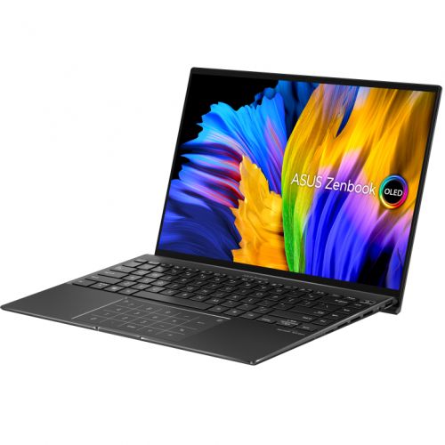 Laptop ASUS ZenBook UM5401QA-L7210W, 14.0-inch, 2.8K (2880 x 1800), AMD Ryzen™ 7 5800H Mobile Processor (8-core/16-thread, 20MB cache, up to 4.4 GHz max boost), 16GB, 512GB SSD, AMD Radeon™ Graphics, Windows 11 Home, Black_2