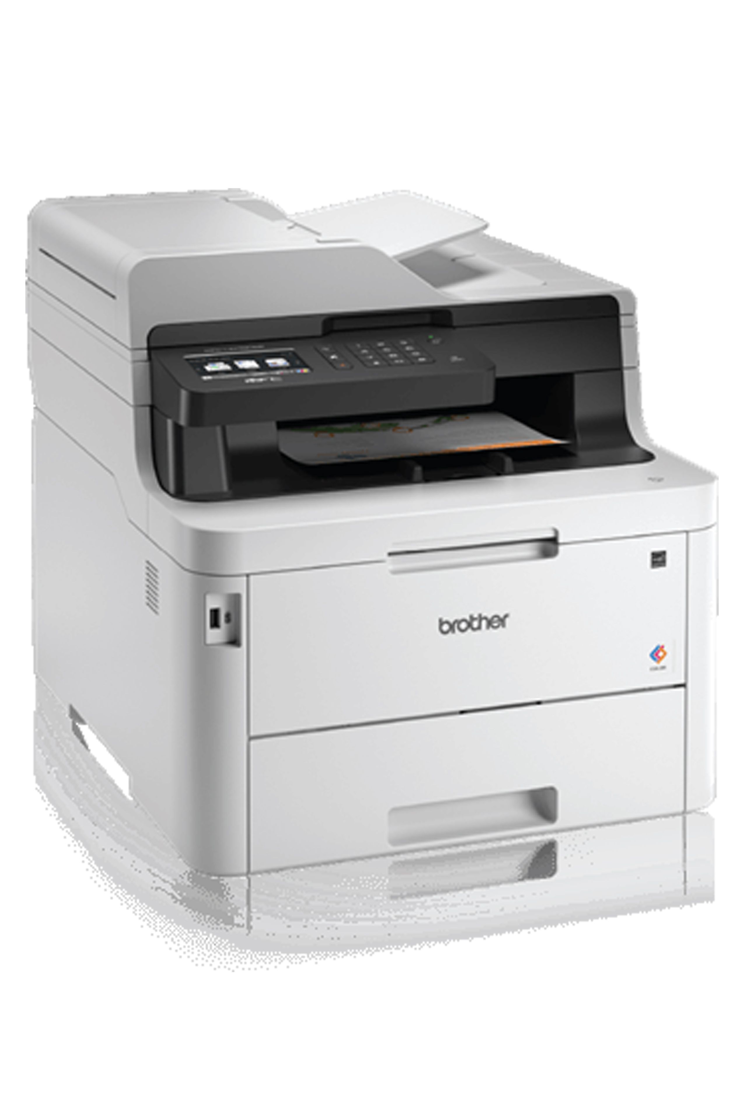 Imprimanta multifunctionala laser color Brother MFC-L3770CDW, A4, ADF, USB 2.0, Wi-Fi, NFC, 24 ppm negru, 24 ppm color