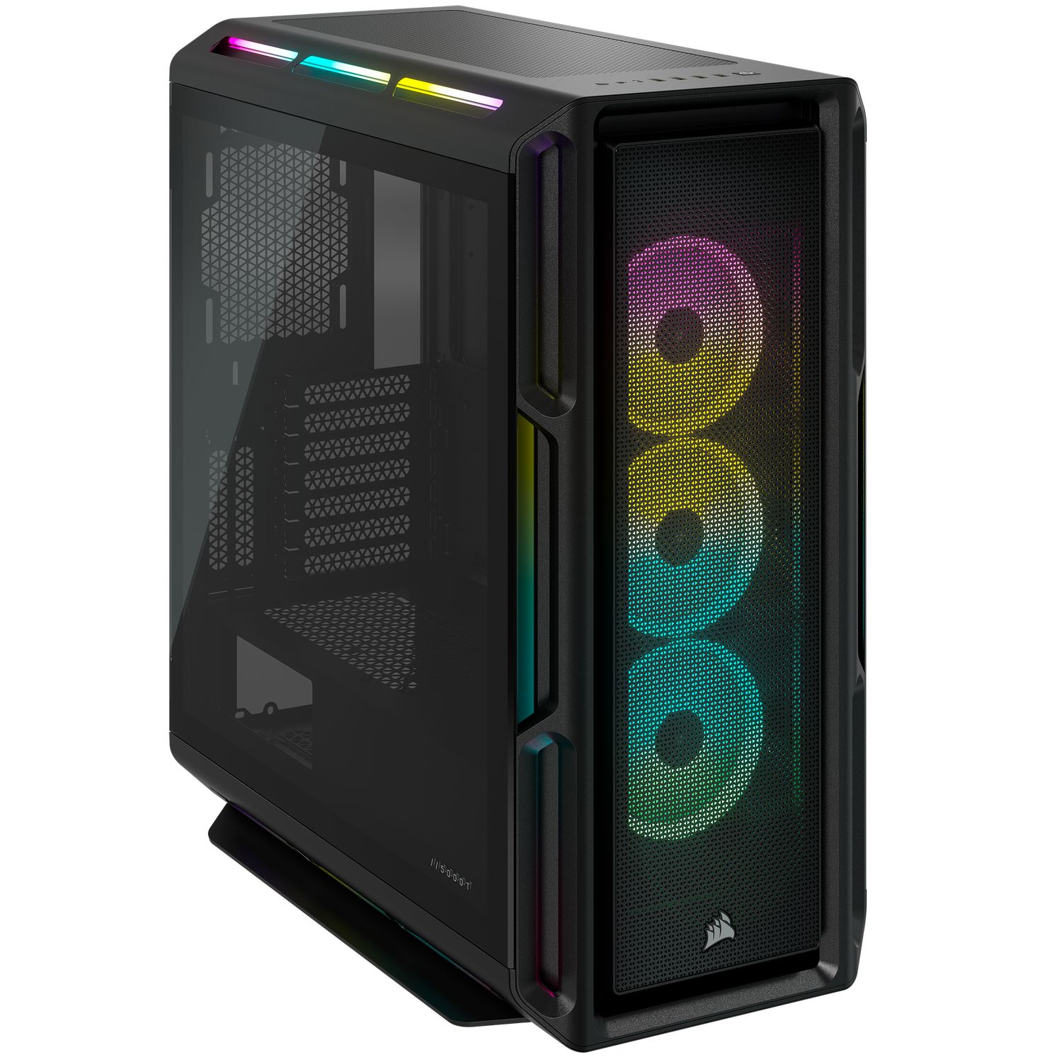 5000T RGB Tempered Glass Mid-Tower ATX PC Case - Negru_2
