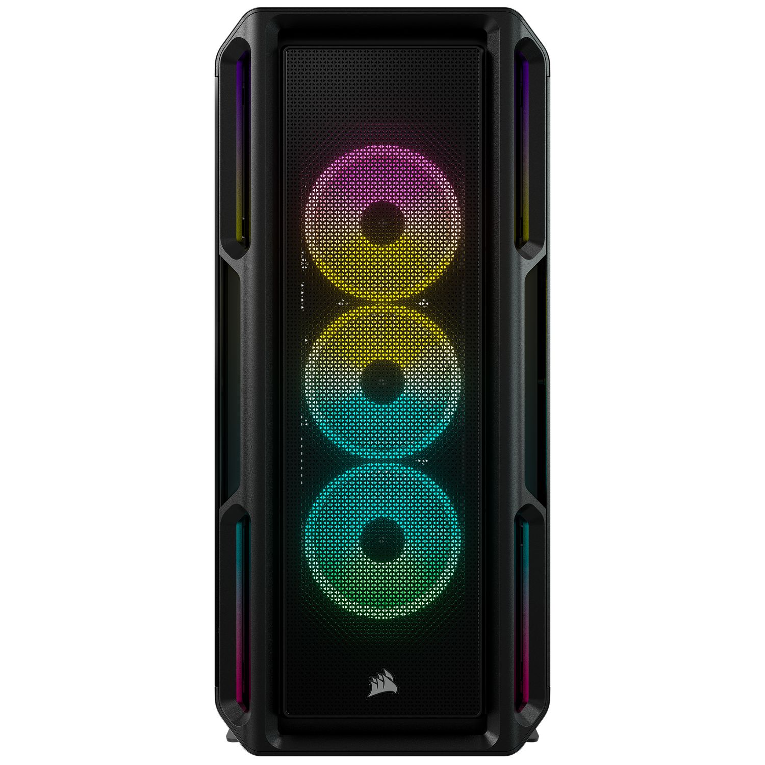 5000T RGB Tempered Glass Mid-Tower ATX PC Case - Negru_4
