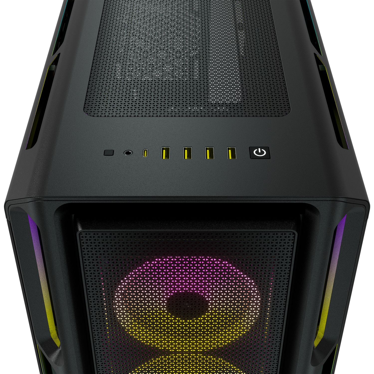 5000T RGB Tempered Glass Mid-Tower ATX PC Case - Negru_5