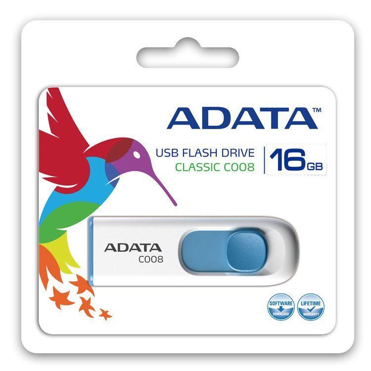 ADATA C008 USB flash drive 16 GB USB Type-A 2.0 Blue,White_3