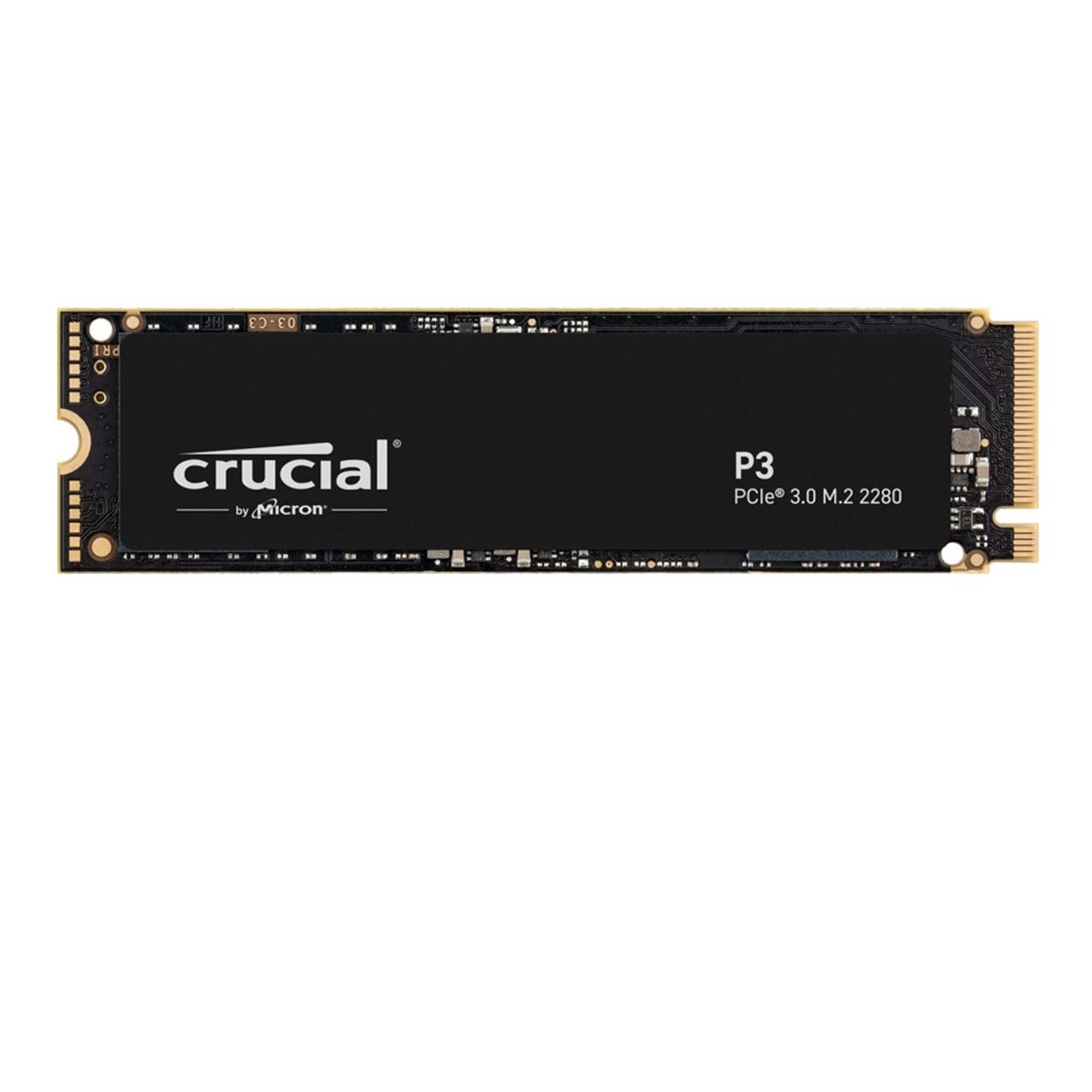 Crucial Crucial SSD P3 500GB M.2 2280 PCIE Gen3.0 3D NAND, R/W: 3500/1900 MB/s, Storage Executive + Acronis SW included