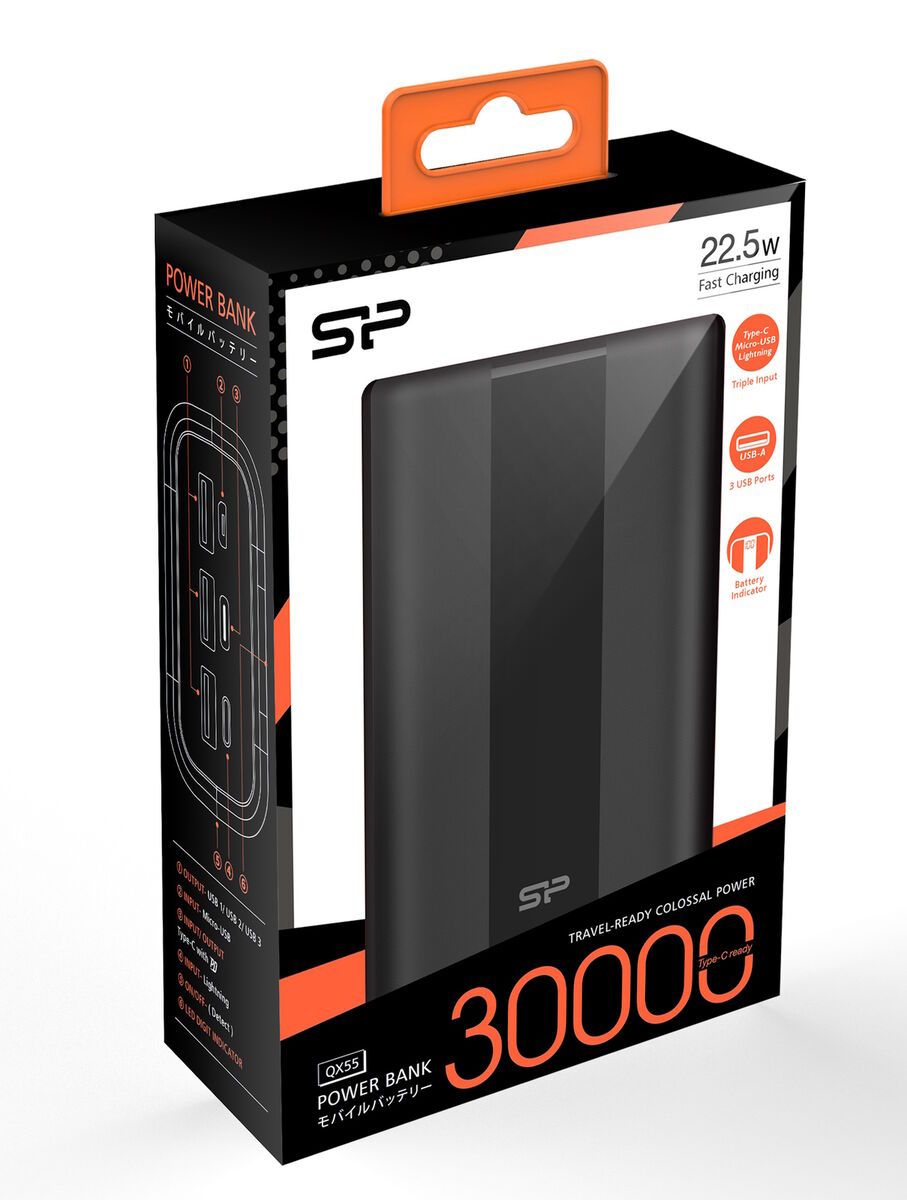 SILICON POWER QX55 Power Bank 300000mAh