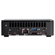 Mini PC Intel NUC 12 Pro NUC12WSKi7, Intel Core i7-1260P (12C / 16T, 2.10 - 4.70 GHz, 28 W), 2x DDR4 SODIMM, 2x NVMe, Intel Iris Xe, Adaptor extern 19V 120W, Negru