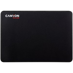 CANYON Mouse pad,350X250X3MM,Multipandex,fully black with our logo (non gaming),blister cardboard_1
